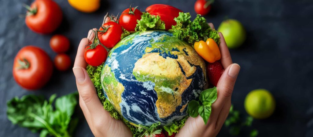 Nachhaltige Ernährung: Pflanzliche, saisonale Lebensmittel schonen Klima und Ressourcen.