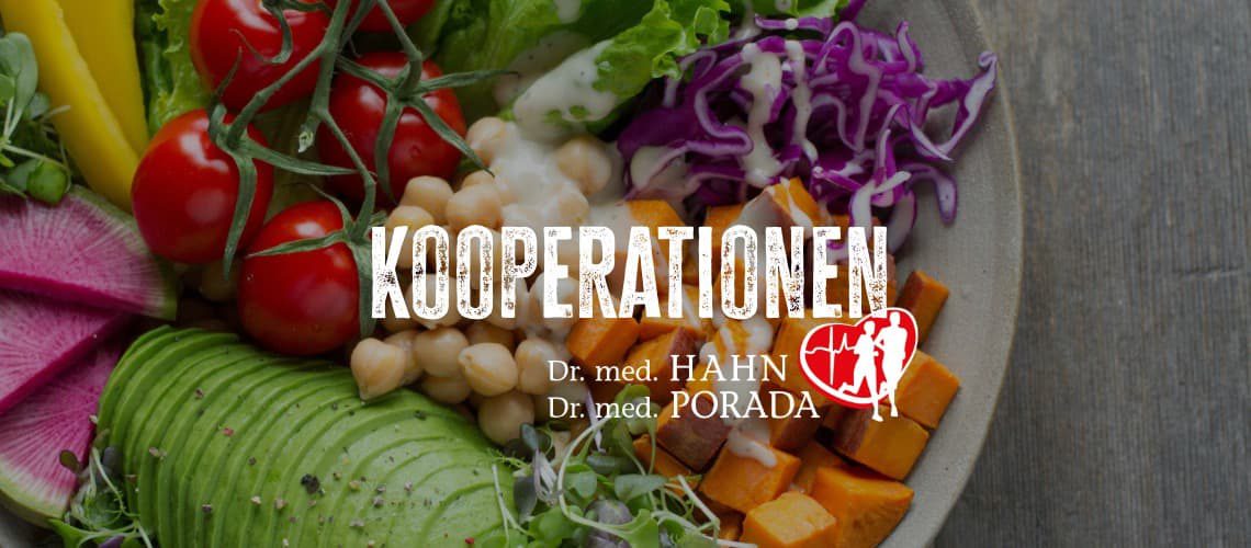 Kooperation zwischen der Gemeinschaftspraxis von Dr. Hahn & Dr. Porada und der Ernährungsberatung der REHA-diesportstrategen